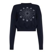 Sweatshirt med logo