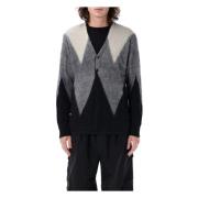 Svart Strikkegenser Cardigan Aw24