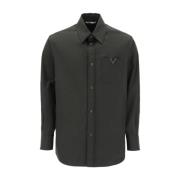 V-Logo Overshirt Jakke Herremote