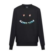 Gradient-print Svart Sweatshirt