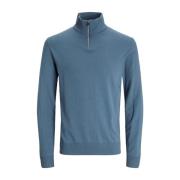 Stilig Strikket Half Zip Genser