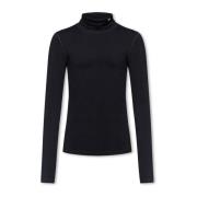 Turtleneck topp med logo