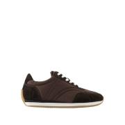 Brun Skinn Sport Sneakers