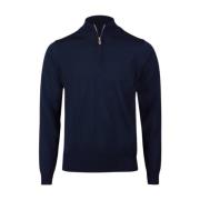 Klassisk Merinoull Half Zip Genser