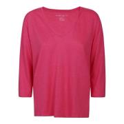 Linblanding Fuchsia T-skjorter og Polos