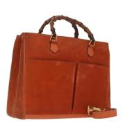 Pre-owned Suede handbags