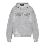 Sweatshirt med logo