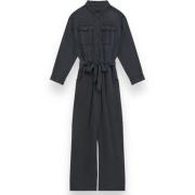 Chambray Jumpsuit med klassisk krage