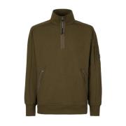 Diagonal Raised Fleece Ståkrage Sweatshirt