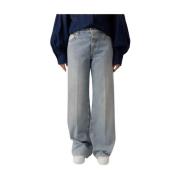 Straight Leg Jeans Lys Vask