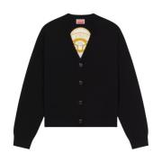 Svart Tiger Academy Cardigan