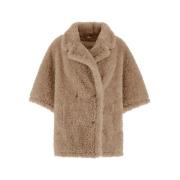 Faux Fur Dobbeltspent Jakke Chantilly