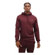 Fleece Hoodie Herre Mørkerød