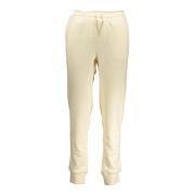 Sporty Beige Damebukse Elastisk Midje