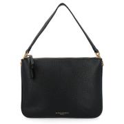 Svart skinn crossbody veske Frida Nero