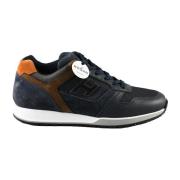 Skinn og Polyester Sneakers