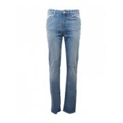 Skinny Fit Denim Jeans Lys Blå