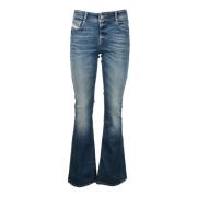 Bomull Modal Blanding Slim Fit Jeans