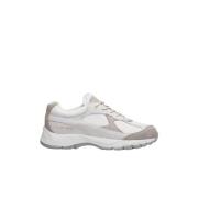 Beige-hvite Oryon Runner joggesko