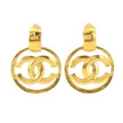 Pre-owned Linen chanel-jewelry