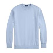 Blå Loopback Fleece Sweatshirt Channel Blue