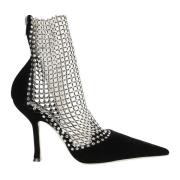 Krystall Strass Slingback Mid-High Heel