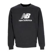 Logo French Terry Crewneck Sweatshirt Svart