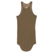 Rib Tank Top i Bean Farge