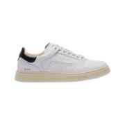 Hvite skinn sneakers Quinn eleganse