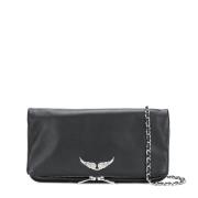 Rock Grained Clutch i Svart