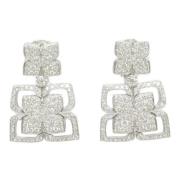 Pre-owned White Gold earrings