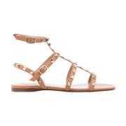 Brun Rockstud Sandaler Italia Design