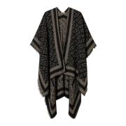 Stilig Poncho for Trendy Utseende