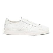 Herre skinn dobbel spenne sneaker