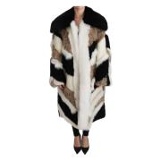 Multifarget Shearling Cape-Mantel