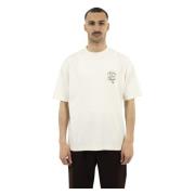 Cream Slogan Vignes T-Shirt Top