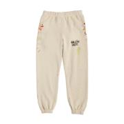 Håndmalt Logo Sweatpants 'Naturlig'