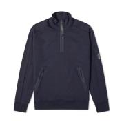 Quarter Zip Sweatshirt med Linse Lomme