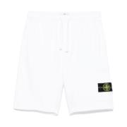 Hvite Bermudashorts for Menn