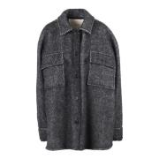 Ull og Mohair Overshirt Jakke