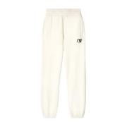 Casual beige bomulls sweatpants med OW-logo