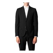 Elegant Svart Blazer for Menn