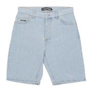 Regelmessige Denim Shorts Lyseblå