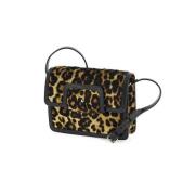 Leopard Pony Skinn Skulderveske