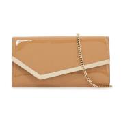 Patentlær Emmie Clutch