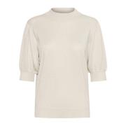 Feminin Turtleneck Pullover Genser Sand Dollar