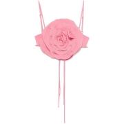 Rose Pink Justerbare Spaghetti Stropper Topp