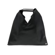 Svart Japansk Top-Handle Tote Bag