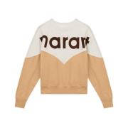 Fargeblokkert Logo Print Sweatshirt