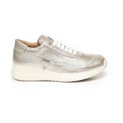 Platinum Hvite Sneakers med Lisser